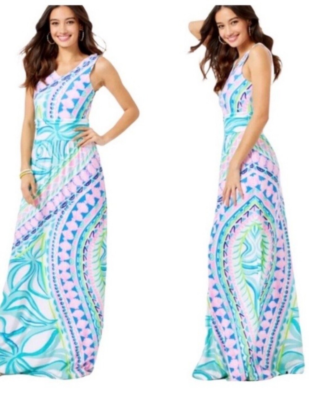 Lilly Pulitzer Marco Maxi Dress Coco Island Floral